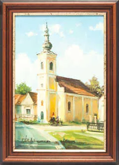 Festmény V. Tóth Gábor - Hoboli templom